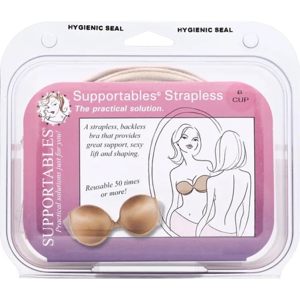 SUPPORTABLES Bra, Strapless, C Cup